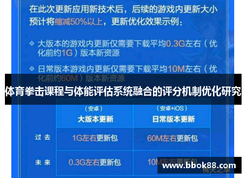 体育拳击课程与体能评估系统融合的评分机制优化研究